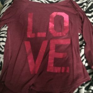 Long sleeve American eagle top